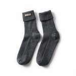 Carregue a imagem no visualizador da Galeria, Birdtree 100%Pure Cashmere Socks For Men And Women New Trend Elastic Casual Comfortable Warm Socks 2023 Autumn Winter P3N324QC  Amaijoin
