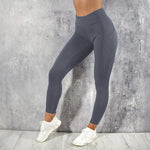 Carregue a imagem no visualizador da Galeria, Sportswear Woman Gym Leggings Pocketed Yoga Pants Fitness Running Pants Stretchy Sportswear Plus Size Sports Gym Pant for Women  Amaijoin
