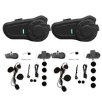 Load image into Gallery viewer, 2Pcs X2 Intercom Headset Motorcycle Helmet Interphone BT5.0 For 2 Rider 800M Full Dupex Talking Hands-free Communicator FM IP65  Amaijoin
