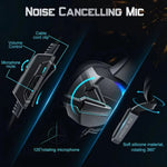 Load image into Gallery viewer, RGB Gaming Headset with Noise Canceling Microphone Surround Sound LED Headphones for PS5 PS4 Xbox One PC Laptop Mac Computer PC  Amaijoin
