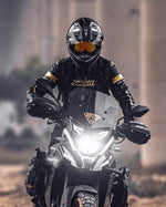 Carregue a imagem no visualizador da Galeria, SULAITE Winter Motorcycle Jackets The Four Seasons Warm Leather Clothing Waterproof Motocross Jaquete Detachable Cotton Liner  Amaijoin
