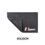 Carregue a imagem no visualizador da Galeria, Motorcycle Wash Towel Microfiber Suede Cleaning Rag Cloth For Vespa Piaggio GTS GTV LX 60 125 250 300 PX 200 GTS300 Primavera  Amaijoin
