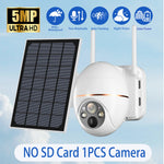 Carregue a imagem no visualizador da Galeria, 5MP Solar WIFI Camera 8000mAh Battery PTZ Surveillance IP Cameras Wireless PIR Human Tracking CCTV HD Outdoor Waterproof 5X Zoom  Amaijoin
