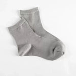 Carregue a imagem no visualizador da Galeria, BirdTree 51%Mulberry Silk Solid Socks,Women&#39;s Comfortable Casual, Odor Proof Mid length Socks ,2024 Spring/Summer New P41913QC  Amaijoin
