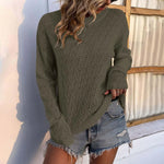 Carregue a imagem no visualizador da Galeria, Women&#39;s Casual Fashion 2022 Long Sleeved Knitting Solid Color Sweater Top Women&#39;s sweater korean fashion y2k clothes 2024  Amaijoin
