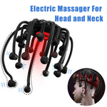 Load image into Gallery viewer, KTS Electric Head Massager Octopus Massager 20 Contracts 5 Modes Scalp Massager 2 Extra Long Contract Red Light Therapy Device  Amaijoin
