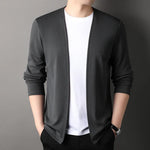 Carregue a imagem no visualizador da Galeria, New Men&#39;s Long Sleeved Cardigan Jacket Casual Fashion Top  Amaijoin
