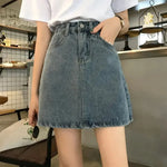 Load image into Gallery viewer, A- line Skirt High-waisted Slimming Denim Mini Dress Spring Summer 2024 New Style Women&#39;s Fashion Trend  Amaijoin
