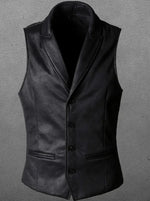 Carregue a imagem no visualizador da Galeria, Retro Suede Vest Men Vintage Style Slim Fit Autumn Winter Mens Sleeveless Jacket V Neck Warm Waistcoat  Amaijoin
