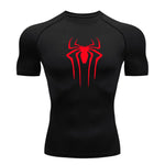 Carregue a imagem no visualizador da Galeria, New Compression Shirt Men Fitness Gym Super Hero Sport Running T-Shirt Rashgard Tops Tee Quick Dry Short Sleeve T-Shirt For Men  Amaijoin
