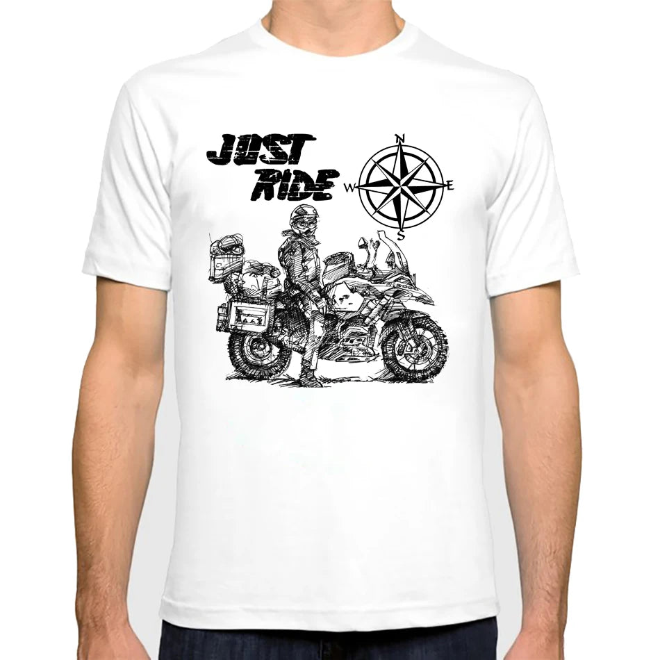 New T-Shirt drive The Classic Motorcycle r1250gs fans Print Motorbike flat boxer engine motorcycle Adventure Casual T Shirts  Amaijoin