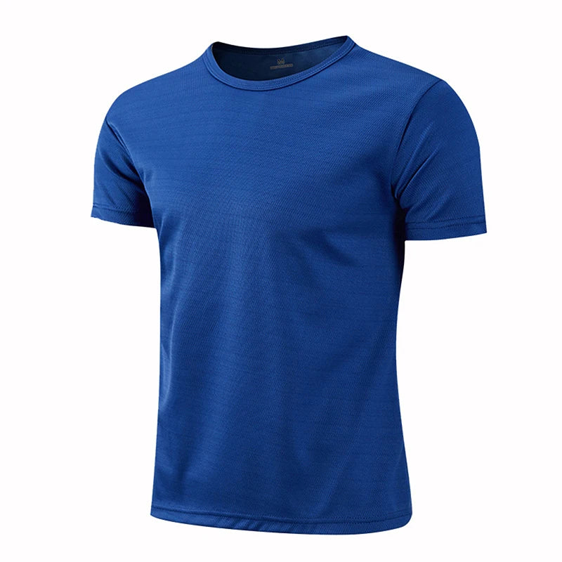 Men Women Quick Dry Short Sleeve Sport T Shirt Gym Jerseys Fitness Shirt Trainer Running T-Shirt Teenager Breathable Sportswears  Amaijoin