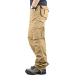 Load image into Gallery viewer, Tactical Cargo Pants Men Cotton Overalls Outdoor Work Trousers Big Size Hombre Clothing Camo Hiking Pants  Amaijoin
