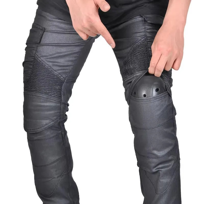 Volero Motorcycle Riding Protection Pants Motocross Pain-Coat Hard Surface Protective Jeans Knight Windproof Casual Trousers  Amaijoin