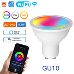 Load image into Gallery viewer, MOES Tuya ZigBee GU10 WIFI Smart LED Bulbs RGB C+W White Dimmable Lamps Smart Life APP Control Light Bulbs Voice Alexa/Google  Amaijoin
