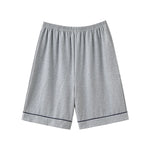 Carregue a imagem no visualizador da Galeria, Male pajamas summer 7XL-4XL short pants Japanese style simple elastic waist casual large size knit cotton men home sleep bottoms  Amaijoin
