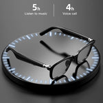 Carregue a imagem no visualizador da Galeria, Wireless Bluetooth Headset Remote photography Voice assistant Music Smart Glasses Bluetooth Call Eyewear Men Women Eyeglasses  Amaijoin
