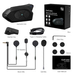 Load image into Gallery viewer, NOECI GoCom4 Motorcycle Intercom Bluetooth Headset For 4 Riders Group  1500m Full-duplex Interphone IP65 Music Sharing+ FM  Amaijoin
