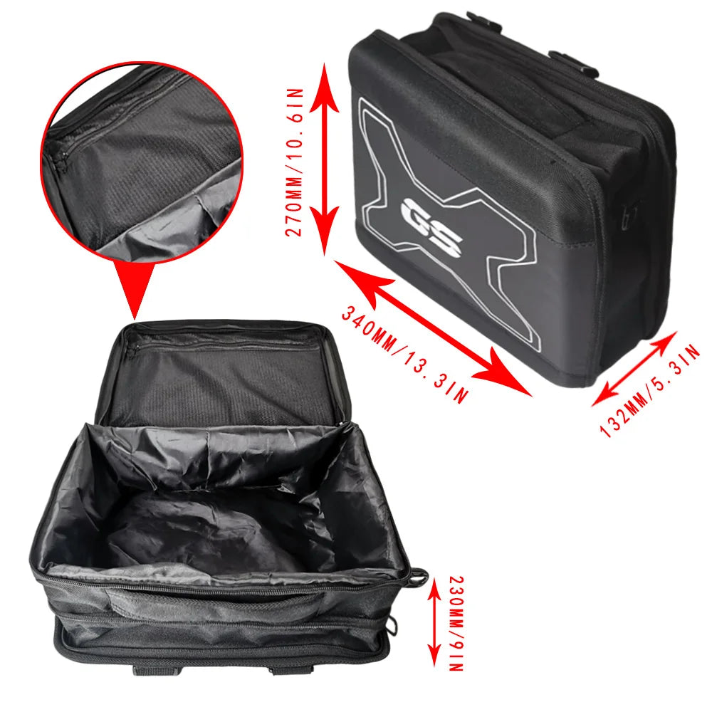 For BMW R1250GS LC ADV R1200GS R 1200 GS 2022 Adventure Ic Vario Case Inner Bags Motorcycle Bags Waterproof Rear Seat Saddlebag  Amaijoin