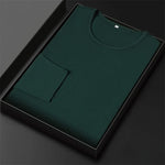 Carregue a imagem no visualizador da Galeria, 2024 Men&#39;s New Cotton Round Neck Long Sleeved T-shirt Summer Comfortable Top  Amaijoin
