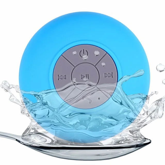 Bathroom waterproof wireless Bluetooth speaker large suction cup mini portable speaker outdoor sports stereo speaker  Amaijoin