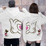 Carregue a imagem no visualizador da Galeria, Couple Outfit Disney Hoodies Minnie Mouse Women&#39;s Casual Sweatshirt Couple Hoodie Men&#39;s Women Clothing Mickey Y2k Print Top  Amaijoin
