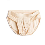 Carregue a imagem no visualizador da Galeria, Birdtree 6A 100%Real Silk Breathable Men&#39;s Briefs Solid Mid Rise Seamless Comfortable Skin-friendly Panties Summer P41490QD  Amaijoin
