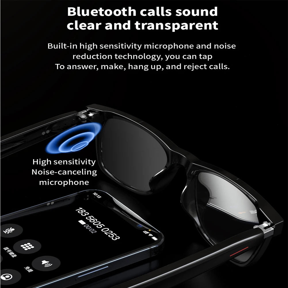 E13 Smart Glasses Wireless Bluetooth-compatible 5.0 Sunglasses With Bluetooth Headphones Outdoor Sports Hands-free Calling Music  Amaijoin