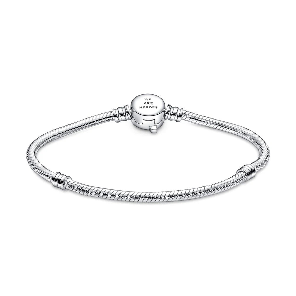 Pandora 925 Silver Shield Dangle Charm Bracelet Set Fit For Original Charm DIY Jewelry For Womens Birthday Gifts  Amaijoin