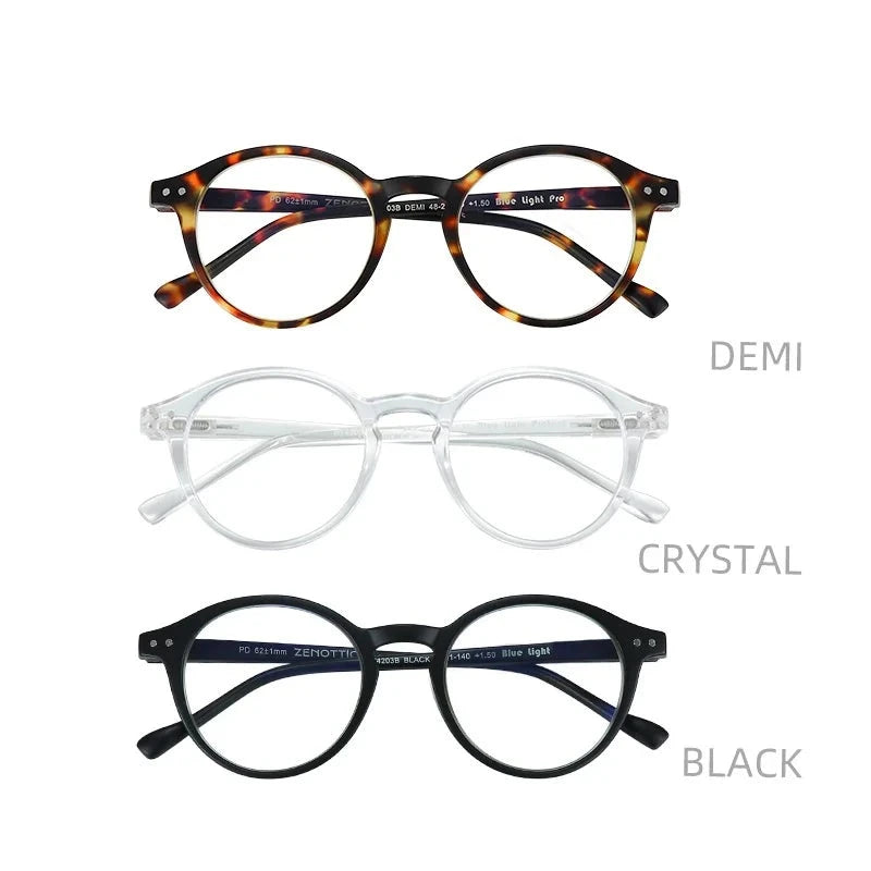 ZENOTTIC  Anti Blue Light Blocking Reading Glasses Women Men Anti-Glare Presbyopic Computer Eyeglasses Diopter from +0 to +4.0  Amaijoin