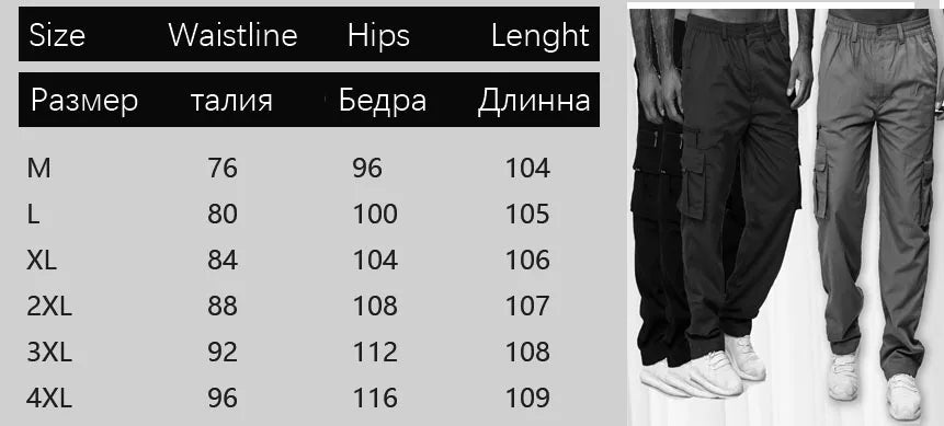 Sweatpants Men Jogger Cargo Pants Casual Multi Pockets Military Tactical Trousers Tactical Cargo Baggy Pants Men  Amaijoin