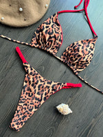 Carregue a imagem no visualizador da Galeria, RUOTONGSEPT Swimwear Women Leopard Print Brazilian Bikini Set Sexy Thong Swimsuit Two Pieces Bathing Suit Women 2023 Beach Wear  Amaijoin
