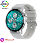 Carregue a imagem no visualizador da Galeria, 2024 Smartwatch Women 466*466 AMOLED 1.43&quot; HD Screen Always Display Time Bluetooth Call IP67 Waterproof Sports Smart Watch Men  Amaijoin
