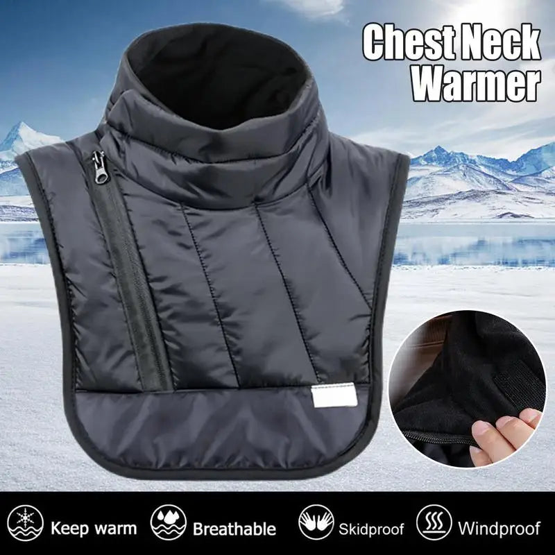 Keeping Warm Neck Scarf Motorcyclist Rider Chest Neck Protector Windproof Warmer Scarf Bibs Motorcycle Winter Thermal Collar  Amaijoin