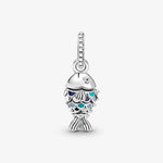 Load image into Gallery viewer, Octopus Dolphin Crab Starfish Turtle Shell Ocean Mermaid Scallops Anchor cruise ship Charms 925 Silver For Original Jewelry Gift  Amaijoin
