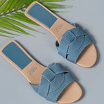 Carregue a imagem no visualizador da Galeria, Designer Woman Flat Slippers 2024 New Woven with Comfortable Women&#39;s Shoes Casual Bottom Slippers Summer Women Sandals  Amaijoin
