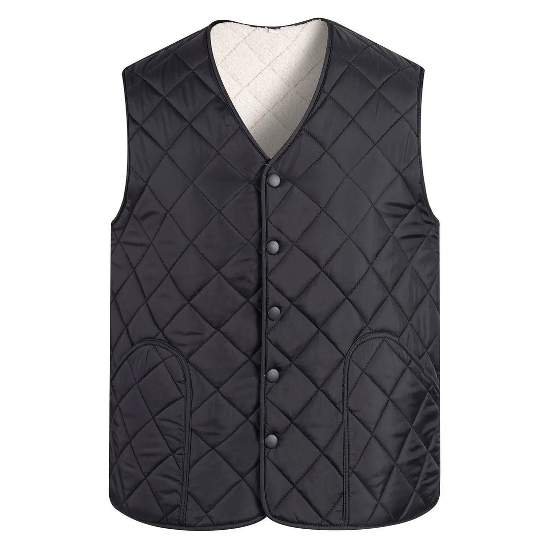 Vests Jacket Men Autumn Winter Fleece Sleeveless Jackets Men Clothing Waist Coat Fashion Solid Waistcoat Clothing Plus Size 6XL  Amaijoin