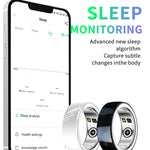 Carregue a imagem no visualizador da Galeria, 2024 R8 Smart Ring Sports Intelligent Ring Bluetooth Health Tracker Heart Rate Sleep monitoring with Charging Case  Amaijoin
