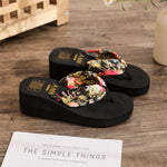 Carregue a imagem no visualizador da Galeria, 2024 Fashion Women Flip Flops Summer Beach Platform Slippers Casual Outside Wedges Sandals Summer Women Shoes  Amaijoin
