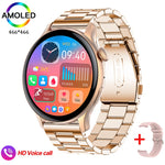 Carregue a imagem no visualizador da Galeria, 2024 Smartwatch Women 466*466 AMOLED 1.43&quot; HD Screen Always Display Time Bluetooth Call IP67 Waterproof Sports Smart Watch Men  Amaijoin
