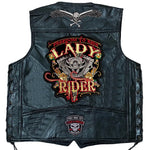 Carregue a imagem no visualizador da Galeria, Men&#39;s Motorcycle Leather Vest Fashion Embroidered Patches Sleeveless Biker Jacket Casual Streetwear Locomotive Club Punk Veste  Amaijoin
