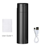 Carregue a imagem no visualizador da Galeria, 420ML UVC Thermal Bottle Light Sterilizing Double Insulated Stainless Steel Thermal Cup LCD Temp Display Sport Smart Water Mug  Amaijoin
