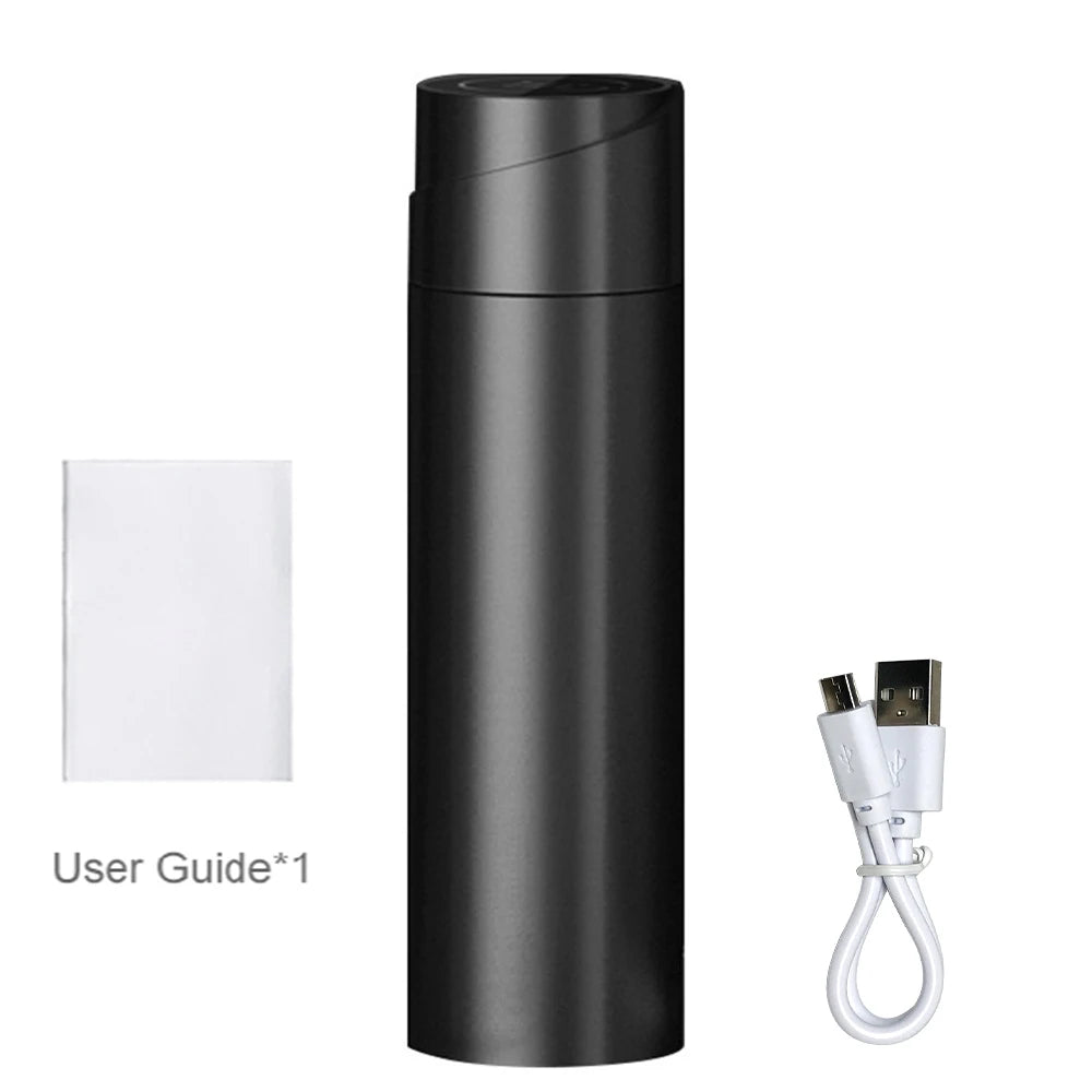 420ML UVC Thermal Bottle Light Sterilizing Double Insulated Stainless Steel Thermal Cup LCD Temp Display Sport Smart Water Mug  Amaijoin