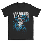 Carregue a imagem no visualizador da Galeria, Men Disney Venom Marvel T Shirts Pure Cotton Tops Novelty Short Sleeve Round Collar Tees Party T-Shirt  Amaijoin
