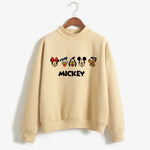 Carregue a imagem no visualizador da Galeria, Fashion Hoodies Turtleneck Minnie Kawaii Cartoon  Anime Sweatshirt Disney Mickey Mouse Hoodie Clothes Girl Boy Top Sweatshirts  Amaijoin
