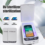 Carregue a imagem no visualizador da Galeria, Disinfection Box UV 10w Multifunctional Mobile Phone Wireless Charger Disinfection Box Fully Sealed White Cleaning Box  Amaijoin
