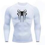 Carregue a imagem no visualizador da Galeria, Sun Protection Sports Second Skin Running T-shirt Men&#39;s Fitness Rashgarda MMA Long Sleeves Compression Shirt Workout Clothing  Amaijoin
