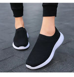 Load image into Gallery viewer, Breathable Dance Sneakers Woman Man Black Red Air Mesh Split-sole Square Dance Salsa Dancing Shoes Girls Ladies Sports Shoes  Amaijoin
