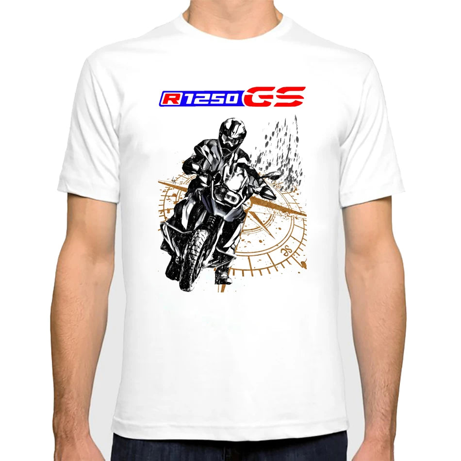 New T-Shirt drive The Classic Motorcycle r1250gs fans Print Motorbike flat boxer engine motorcycle Adventure Casual T Shirts  Amaijoin