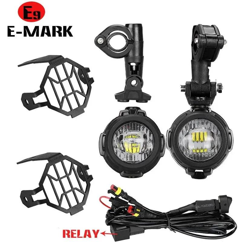 Upgrade Brighter Lamp For BMW R1200GS F800GS F700GS F650 K1600 Motorcycle Fog Light Auxiliary Lights 40W 6000K  Amaijoin